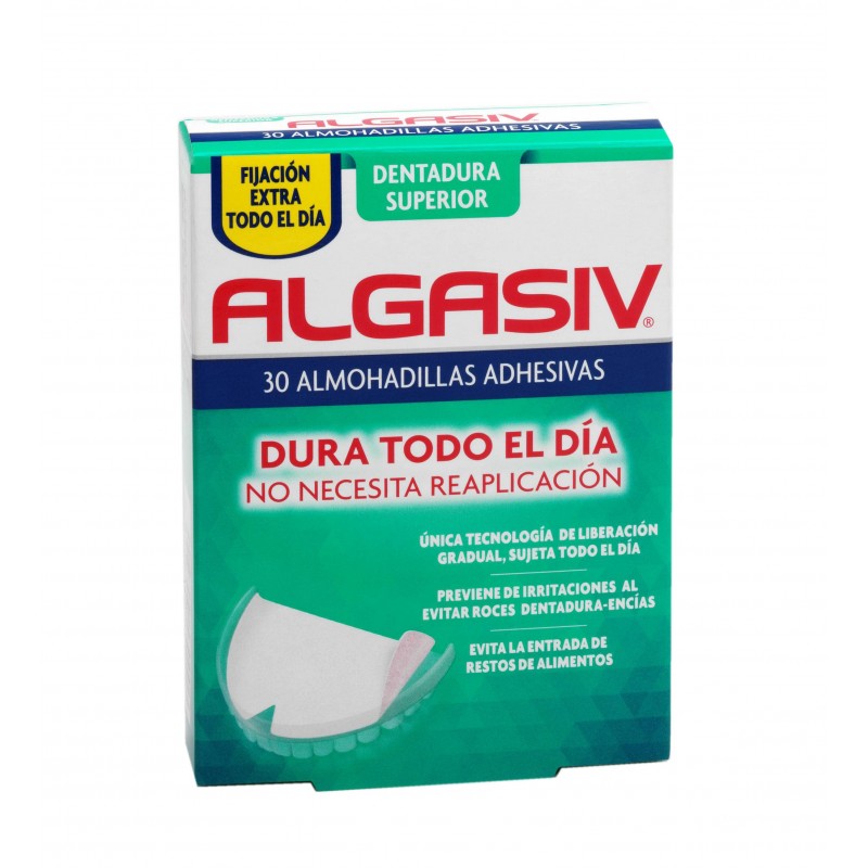 Algasiv Almohadillas dentadura superior  30 unidades