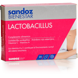 Sandoz Bienestar Lactobacillus 20 Capsulas