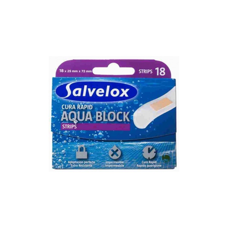 Salvelox Cura Rapid Aqua Block 12 Unidades