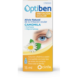 Optiben Ojos Irritados Esteril - Sequedad Ocular (Frasco 15 ml )