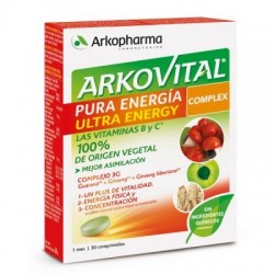 Arkovital Pura Energia Complex 30 Comprimidos