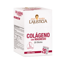 Ana Maria Lajusticia Colageno con Magnesio 20 Sticks Sabor Fresa