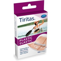 Tiritas Plastic Elastic 10X6 cm 10 Uni