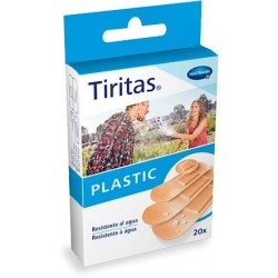 Tiritas Plastic Surtidas Transpartentes 4 Tamaños 30 Uni