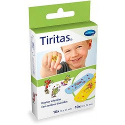 Tiritas Infantil Kids Plasticas Surtidas 2 Tamaños 20 Uni