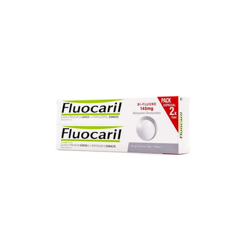 Fluocaril Bi-Fluore 145 Blanqueante Duplo (2x75 ml)