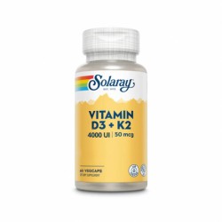 Solaray Vitamine D3 + K2 60...