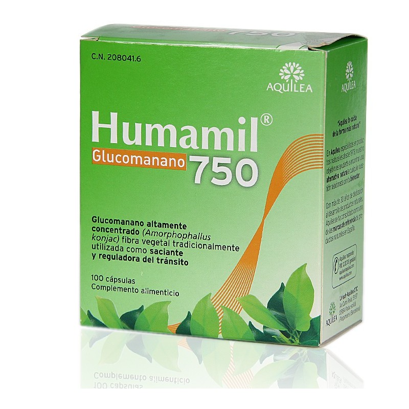 Humamil 750 mg 100 cápsulas