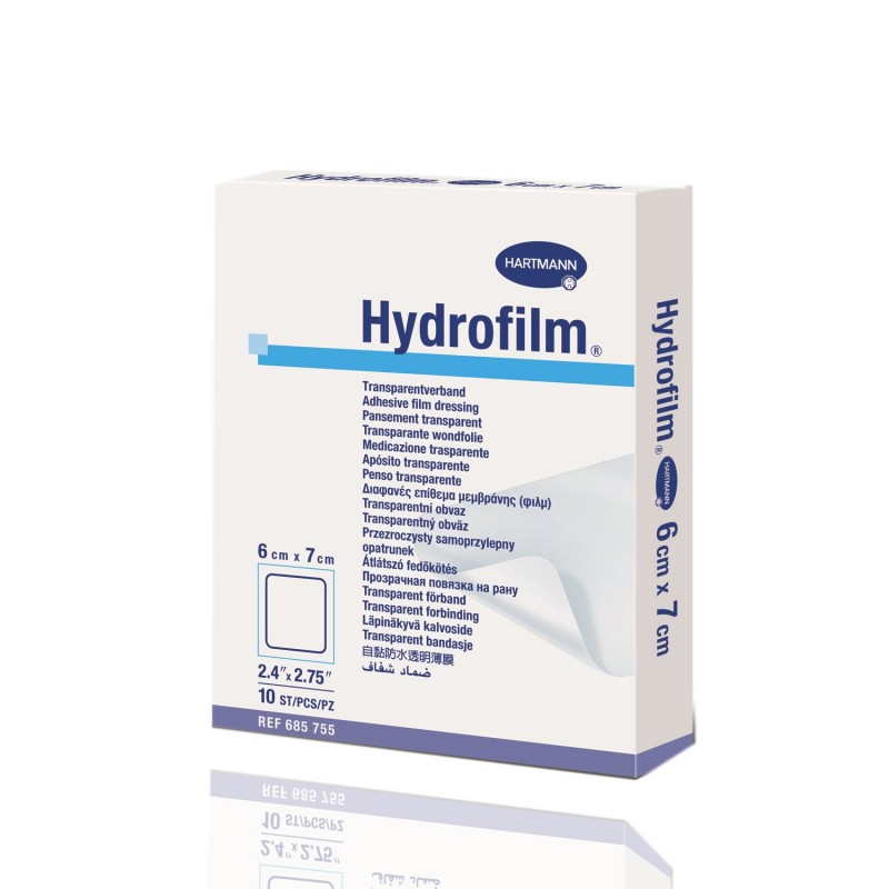 Hydrofilm Aposito Esteril Transparente 6 x 7 cm 10 Uni