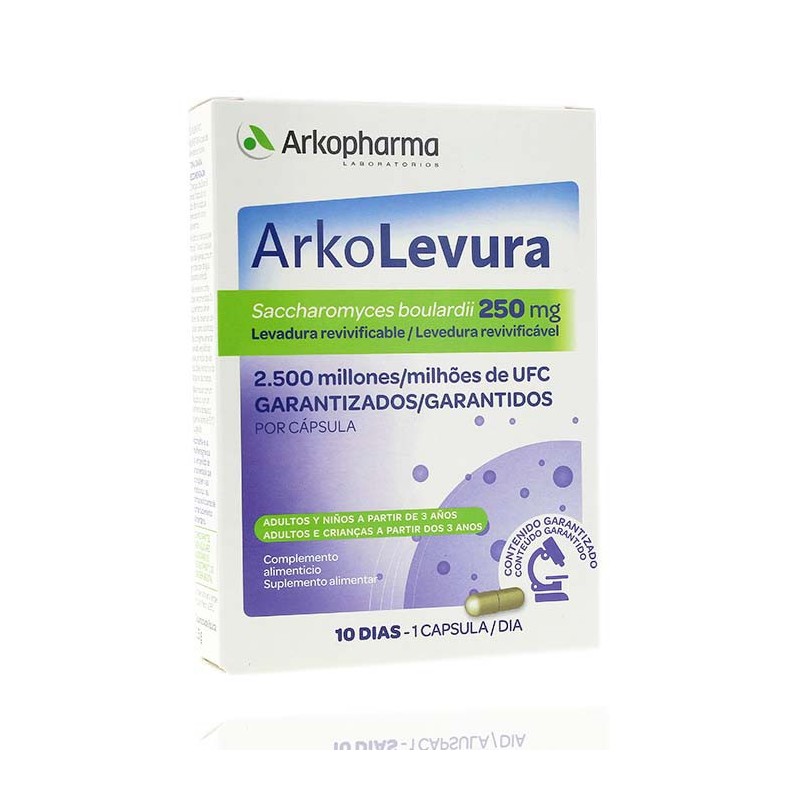 Arko-Levura Saccharomyces Boulardii - (250 mg 10 Caps )