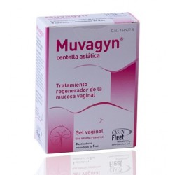 Muvagym Centella Asiatica Gel Hidratante Vaginal 8 Tubos 5ML