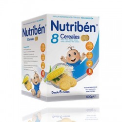 Nutriben 8 Cereales Galletas Maria 600GR