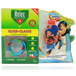 Relec Pulsera Antimosquitos + Regalo Reloj Wonder Woman