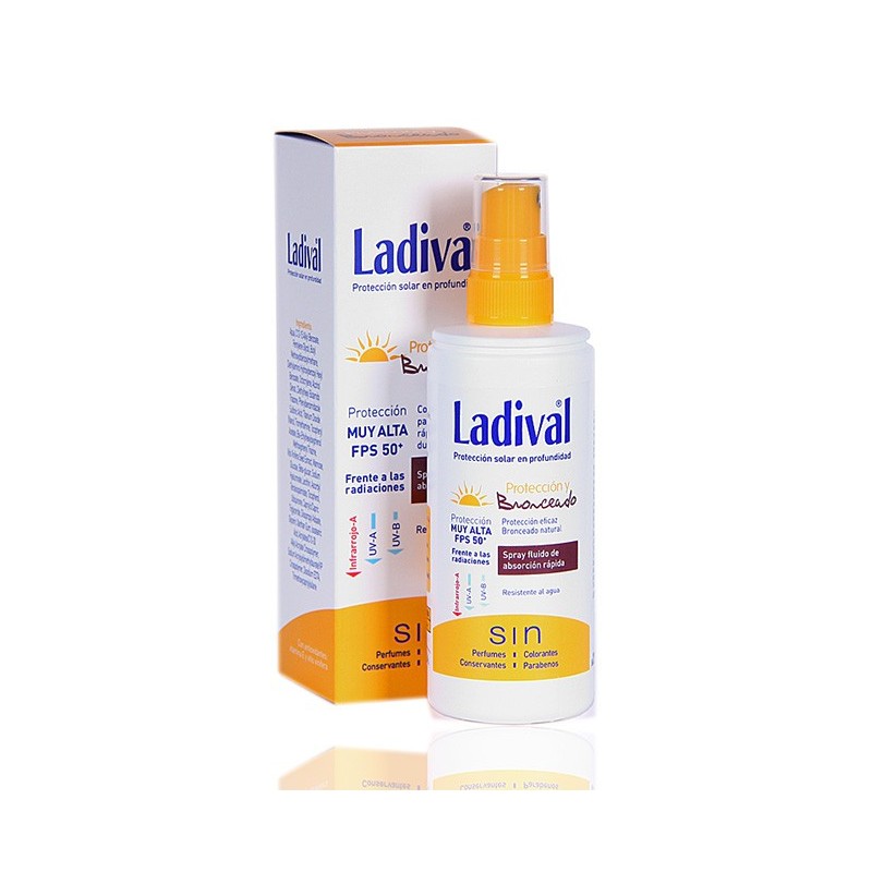 Ladival Spray Fotoprotector y Bronceador SPF50 150 ml