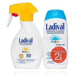 Ladival Duplo Spray Protector SPF50 Niños 200 ml + Aftersun Niños 200 ml