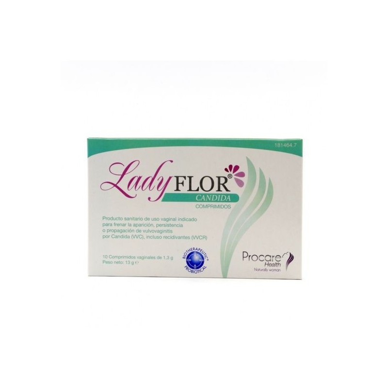 Lady Flor Candida 10 Comprimidos Vaginales