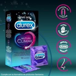 Durex preservativos Mutual Climax 12 unid.